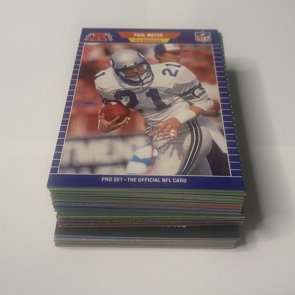 1989 - 1990 Pro Set Football Cards Lot of 63 Cards Vintage